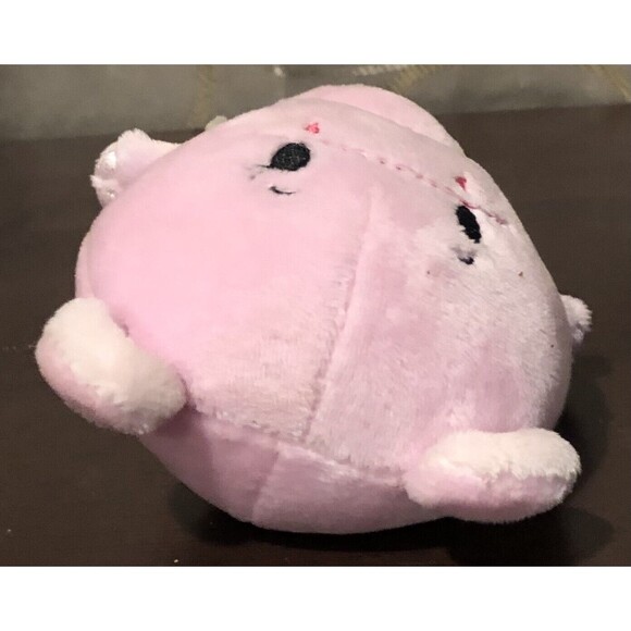 Pink Hug Lovin Hippo Plush Hallmark Itty Bittys Limited Edition Valentines 5” - Picture 7 of 9